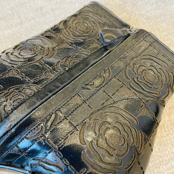 Chanel Laser Cut Camellia Ankle Boots - Picture 5 of 9